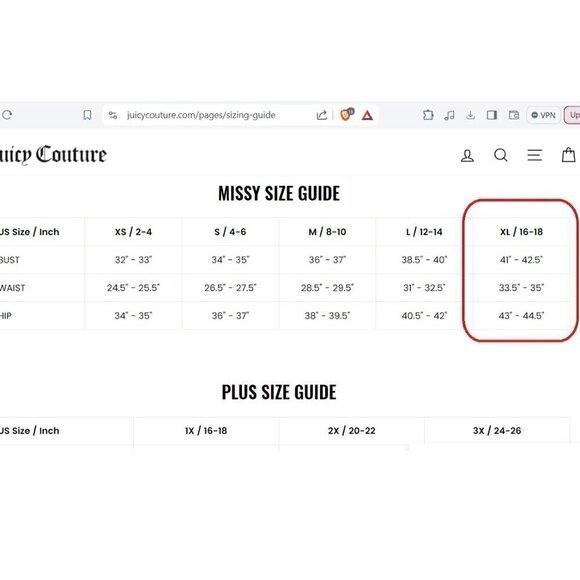 👀 Juicy Couture Fuscia Pink Top With Thumbholes, Pre-Owned, XL/16-18 🦋 - Picture 11 of 11